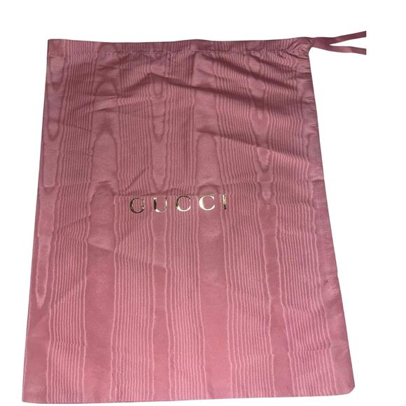 Authentic Gucci Pink and Gold dust bag - Picture 1 of 10